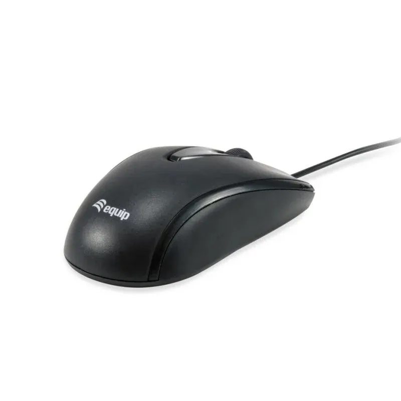 Rato Equip 245116 USB Tipo C 1200 DPI Preto Ambidestro Plug and Play