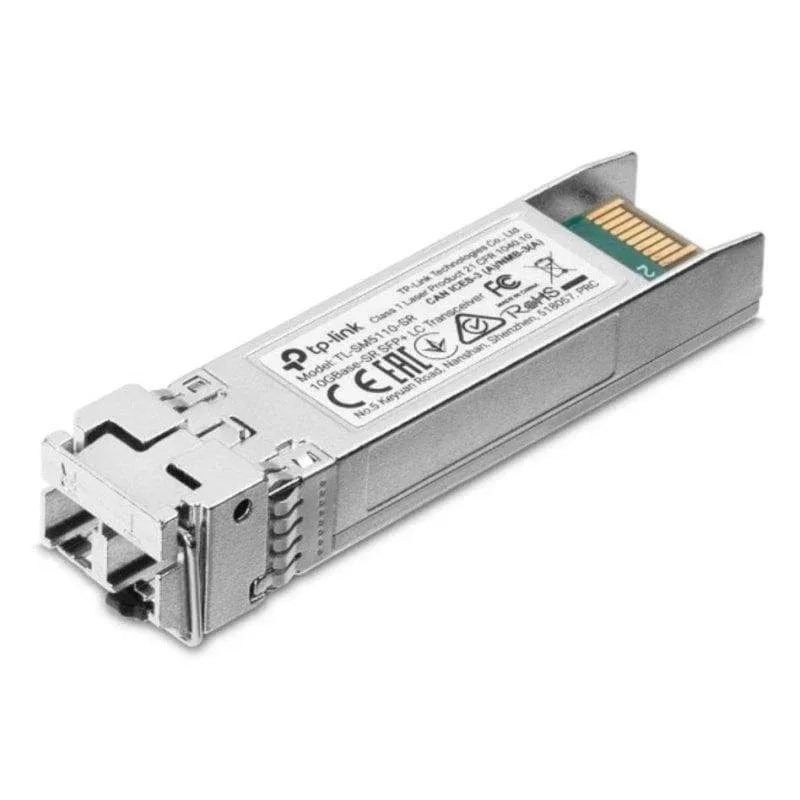 Placa de Rede TP-Link SM6110-SR SFP+ 10 Gbps Fibra Óptica Hot-Swap DDM