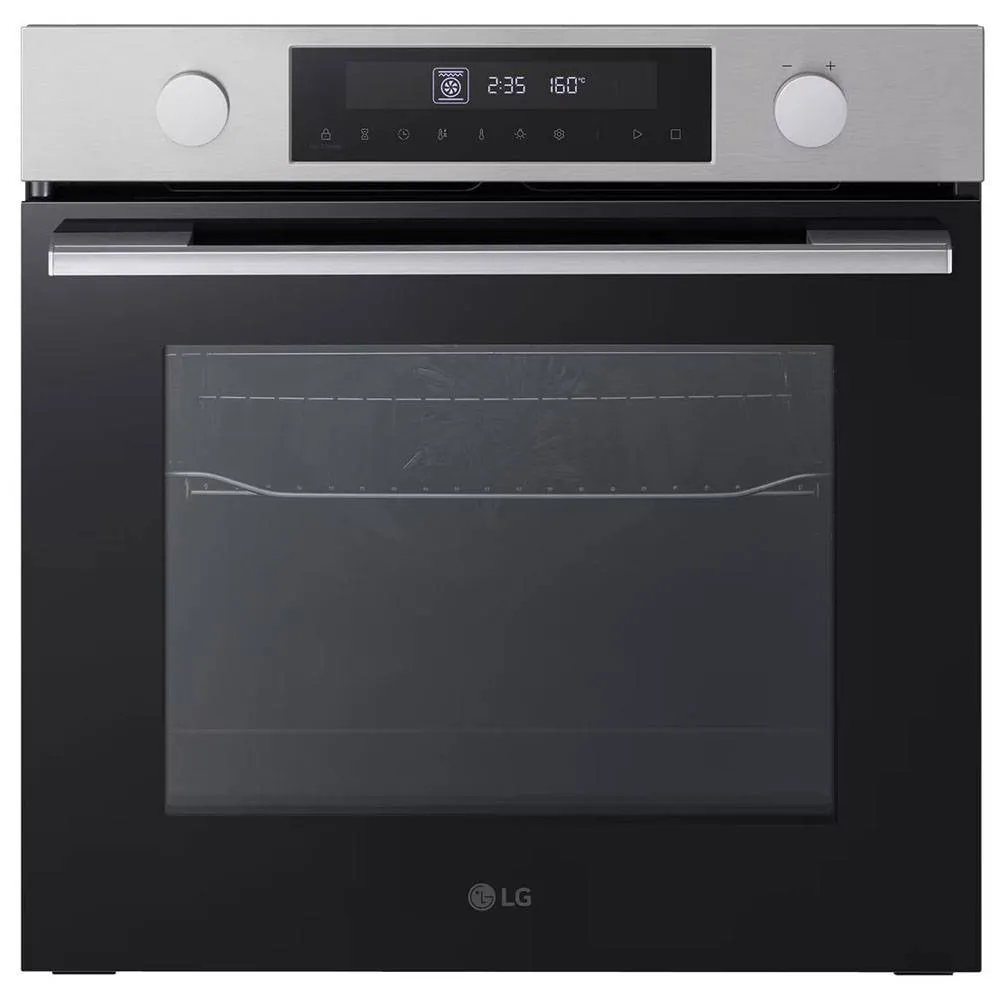 Forno Elétrico de Encastre LG WS5D7230S Pirolítico 72 Litros A Preto/Inox