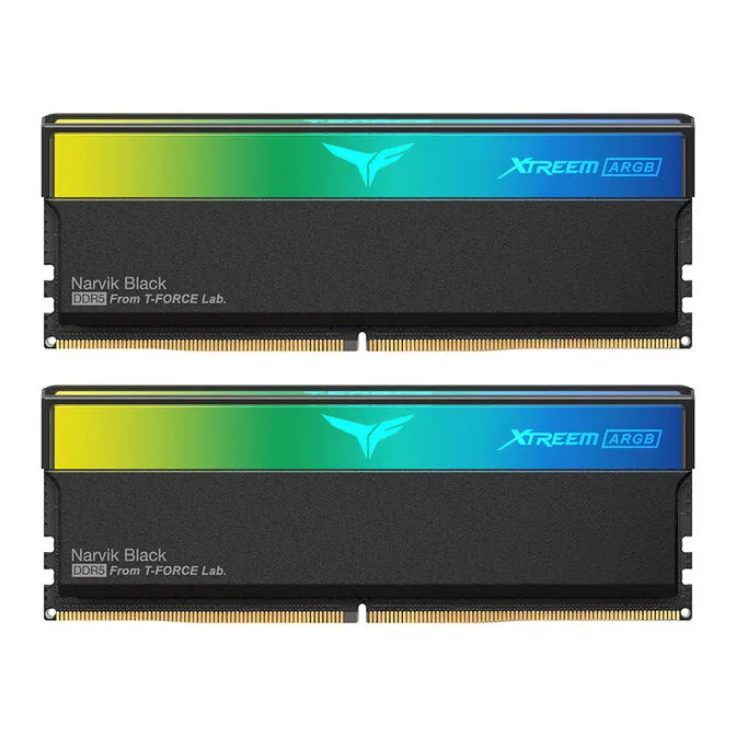Team Group Kit 48GB (2 x 24GB) DDR5 8000MHz Xtreem ARGB Preto CL38