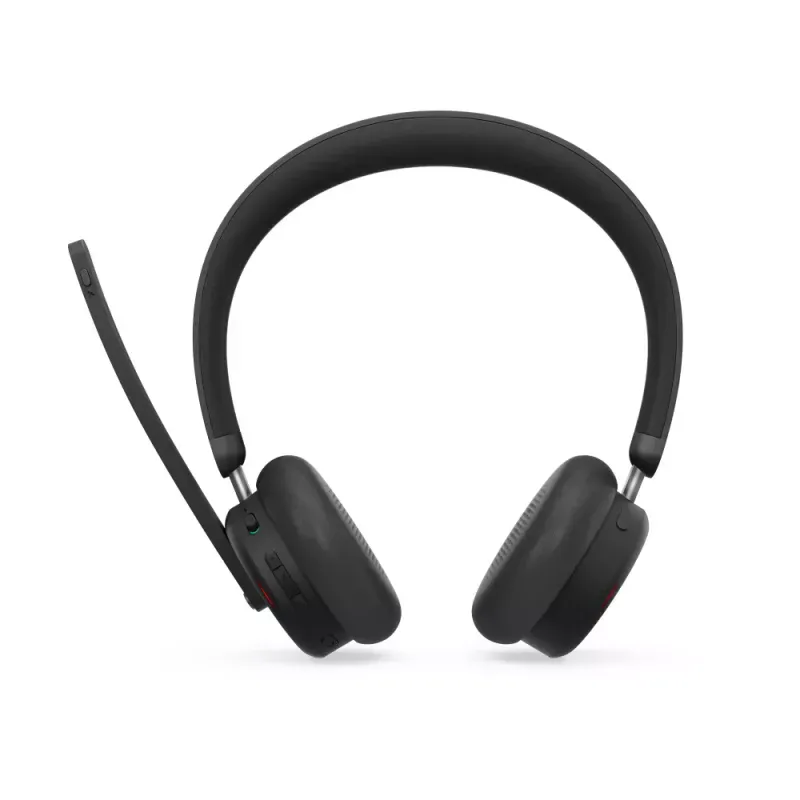 Lenovo 6550 - Auscultadores - no ouvido - bluetooth - sem fios - cancelamento de ruído activo - preto - Certificado para Microsoft Teams