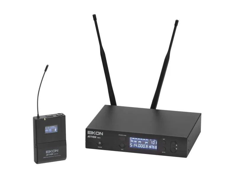 Sistema de Microfone sem Fios Portátil Eikon AETHER RM1HC 655-679 MHZ