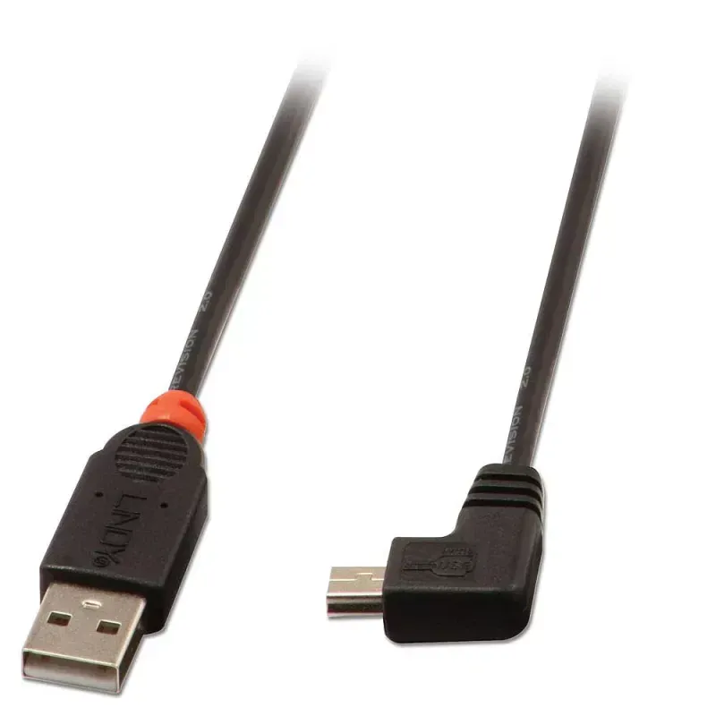 USB2.0 A/MINI-B 90 DEGREE 2M
