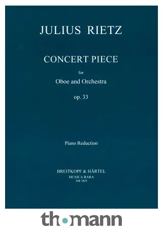 Breitkopf & Härtel Rietz Konzertstück op. 33 Oboe