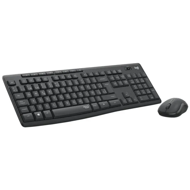 Teclado de membrana Logitech MK295 Layout ES wireless com rato compacto e teclas silenciosas