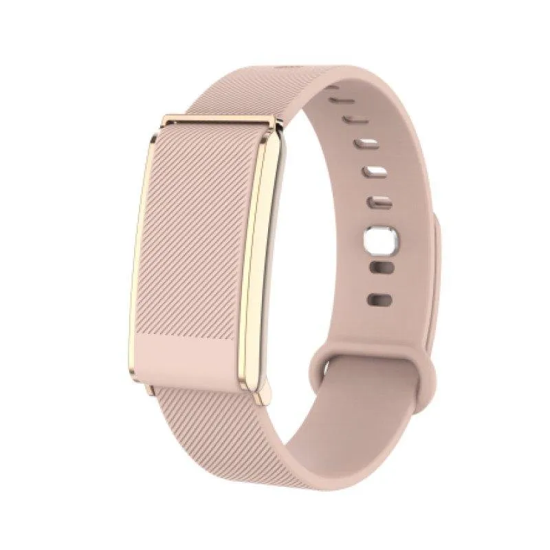 Pulseira de Atividade DCU Move Fitband Bluetooth IP68 Rosa Ouro 30 dias bateria