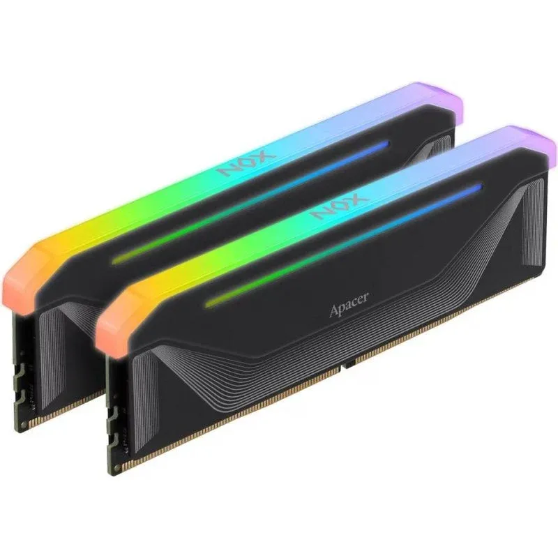 Memória RAM Apacer AH5U32G60C622NBAA-2 32GB 2x16GB DDR5 6000MHz CL38 RGB Preto