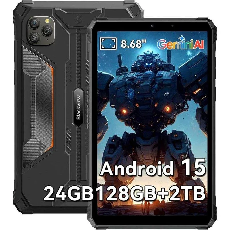 Tablet Blackview Active 5 4G Preto 8,68" 6GB 128GB Dual SIM