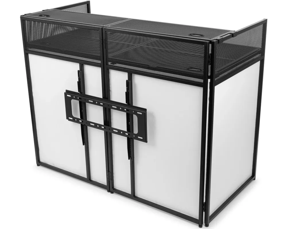 Vonyx DB60 Pro DJ Booth Alum.Screen.1,3m