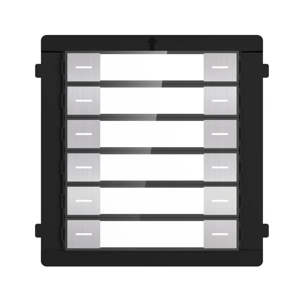 Módulo de Extensão para Videoporteiro Hikvision 12 Botões LED