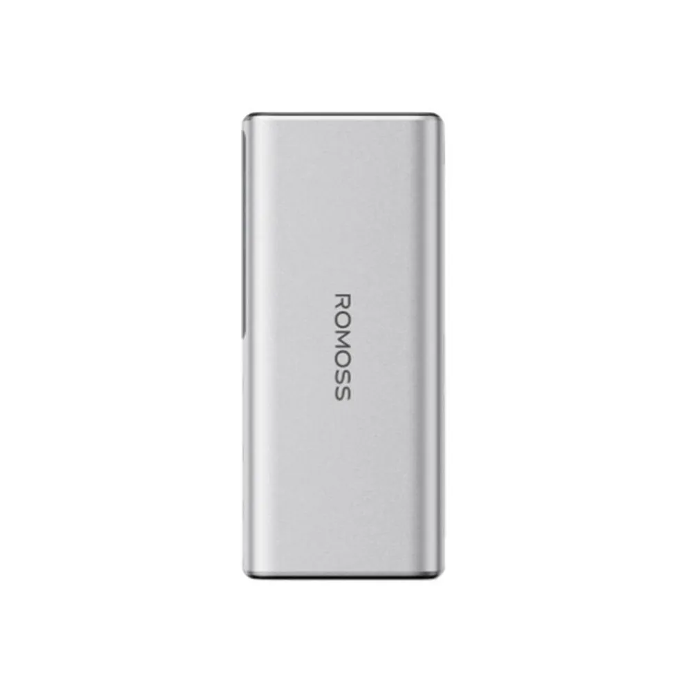 PowerBank PPU20 20000mAh 130W (Prateado) - ROMOSS