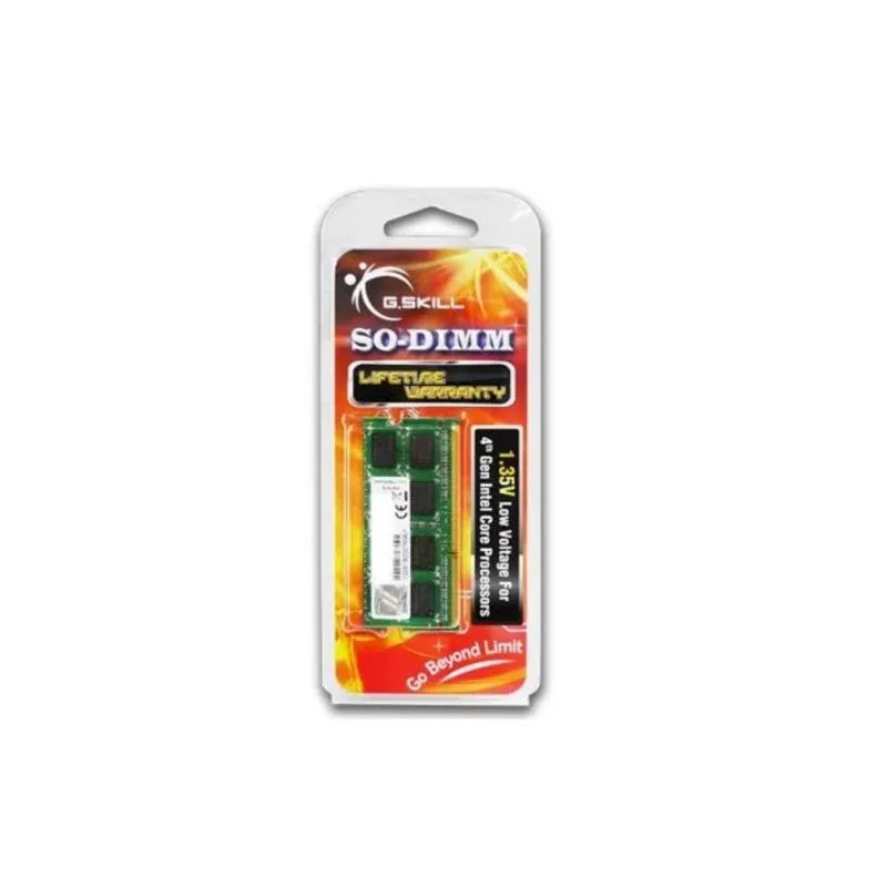 Memória RAM G.Skill F3-1600C11S-8GSL 8GB 1x8GB DDR3 1600MHz CL11 SO-DIMM 204-pin