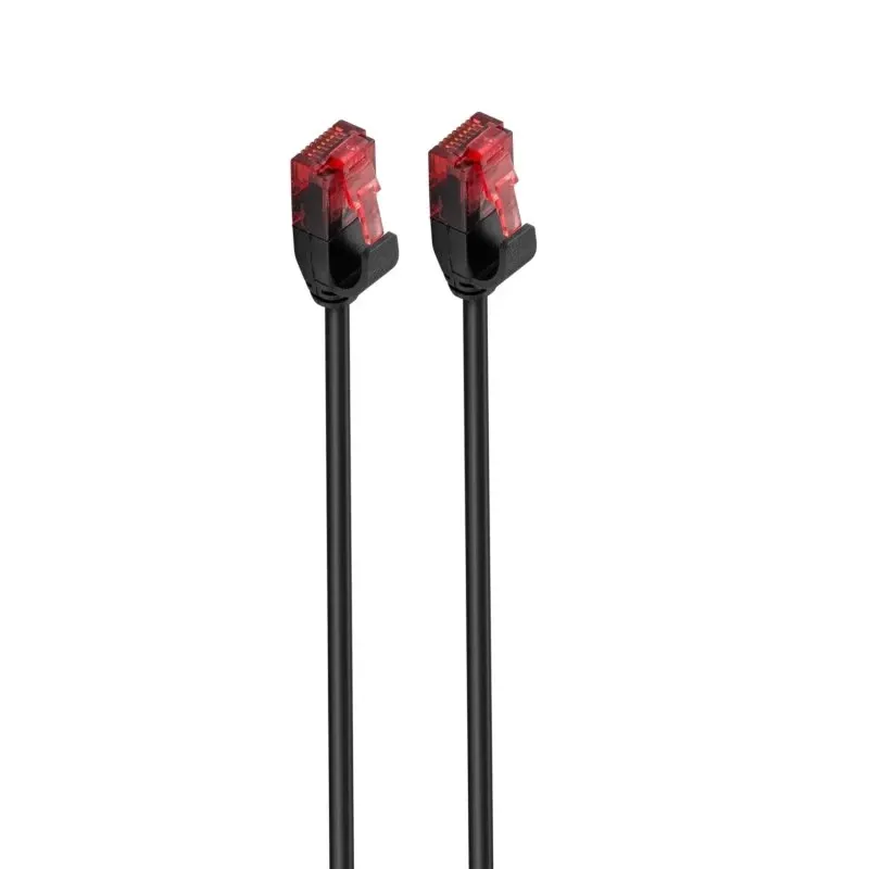 Cabo de Rede Ewent IM1044 CAT.6 U/UTP Slim 100% Cobre 1m Preto