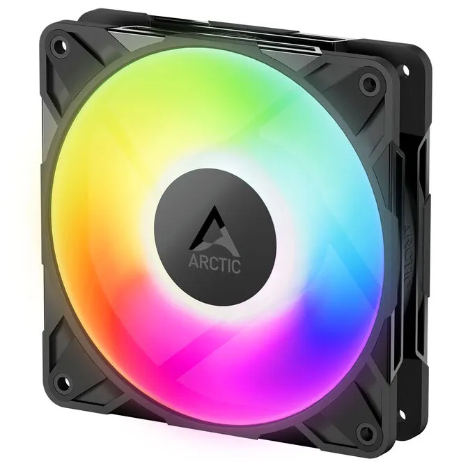 Ventoinha Arctic P12 PRO PWM PST ARGB 120mm - Preto