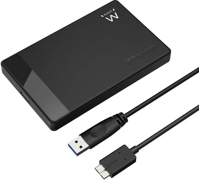 Caixa Externa 2.5" Ewent EW7049 USB 3.2 Gen 1 (USB 3.0) SATA HDD/SSD Preta