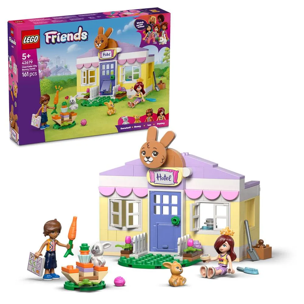 LEGO Friends: Hotel Coelhinho de Heartlake City | Idades 5+ | 161 Peças | Item 42679