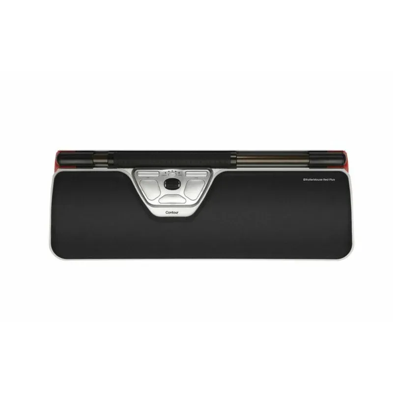 Ratón Contour Design RollerMouse Red USB Tipo-C 2800 DPI Preto/Prata Ergonómico