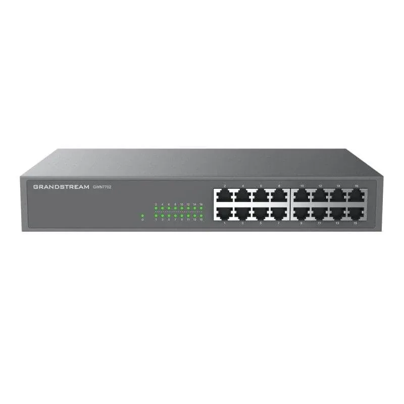Switch Grandstream 16 Portas Gigabit - GWN7702