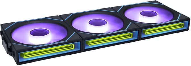 Ventoinha Lian Li UNI FAN SL120 Infinity Wireless RGB PWM Preto 120mm (Pack 3)