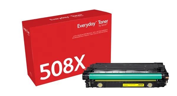 XEROX Everyday Toner para HP 508X Color LaserJet Enterprise M552(CF362X CRG040HY) Amarillo