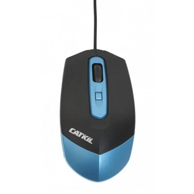 Rato Catkil Dallas USB Tipo A 1000 DPI Preto Azul Plug&Play