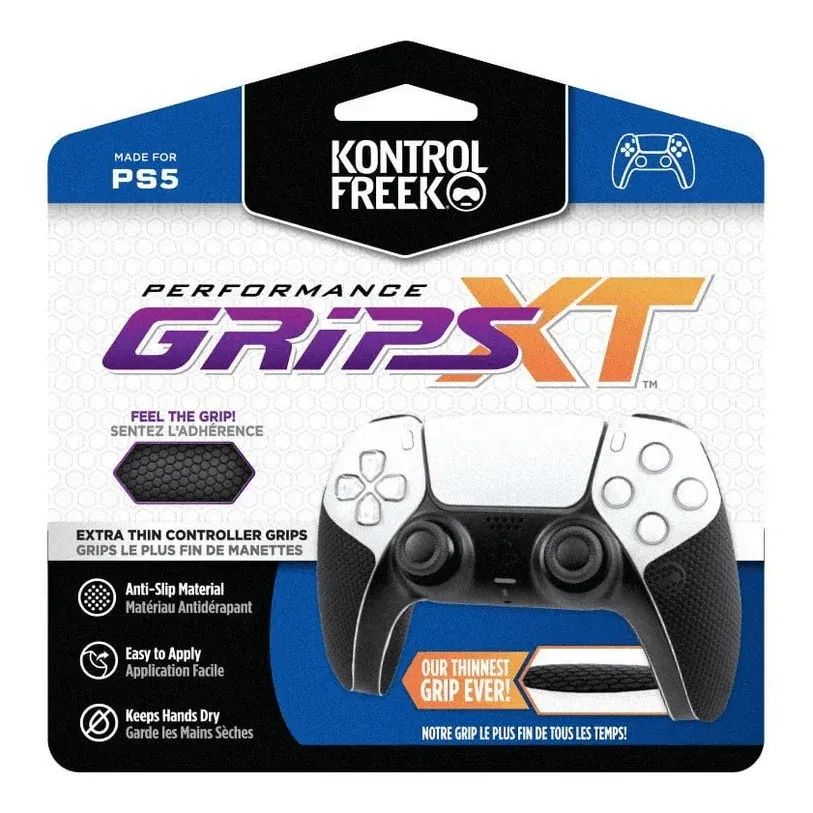 KontrolFreek - Performance Grips XT (Black) - PS5