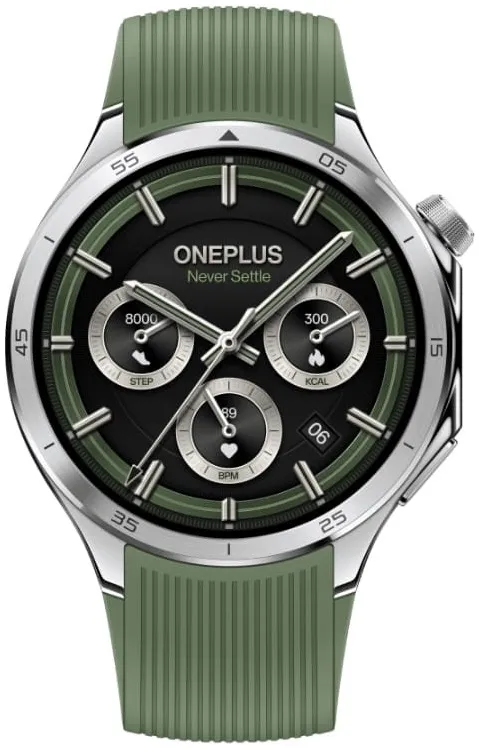 Smartwatch OnePlus Watch 3 46mm | 46 mm | Verde, Prateado