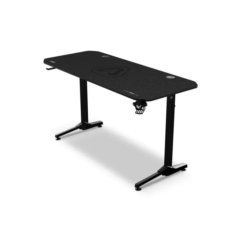Secretária Gaming Alpha Gamer Kira V3 (140x66cm) Gaming Station Preta
