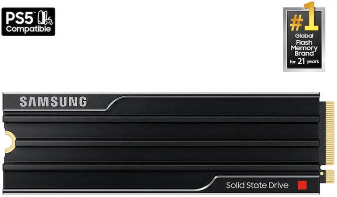 SSD Samsung 9100 Pro 2TB Heatsink Gen5 M.2 NVMe (14700/13300MB/s)