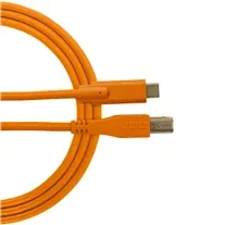 Cabo USB UDG U96001 2.0 C-B Laranja 1,5mt Ficha Recta