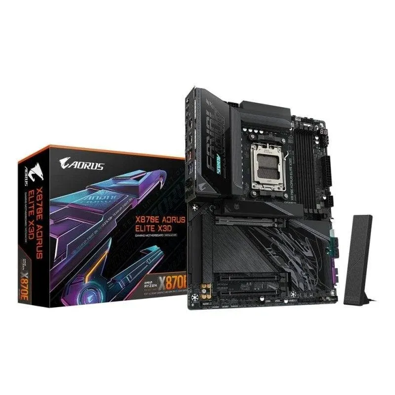 Motherboard Gigabyte X870E AORUS ELITE X3D X870E AM5 DDR5 ATX WiFi 7 USB4 RGB