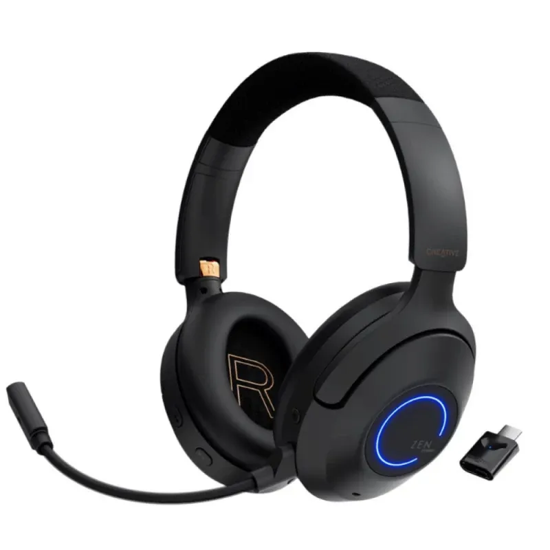 Auscultadores Sem Fios Bluetooth ANC Creative Zen Hybrid Pro Classic Pretos