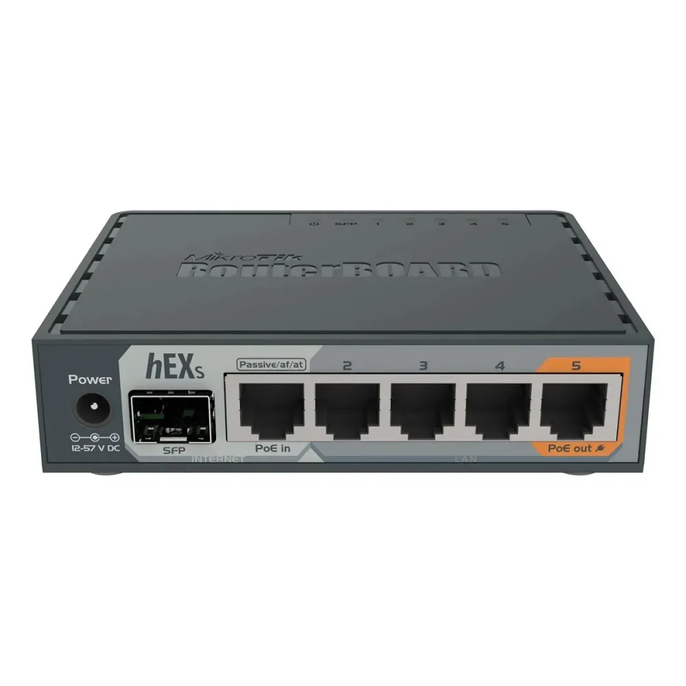 Router MikroTik RB760iGS hEX S 5 Portas Gigabit