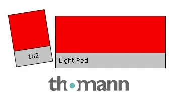 Lee Filter Roll 182 Light Red