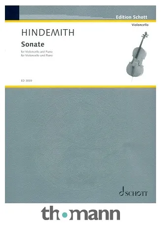 Schott Hindemith Sonate Cello