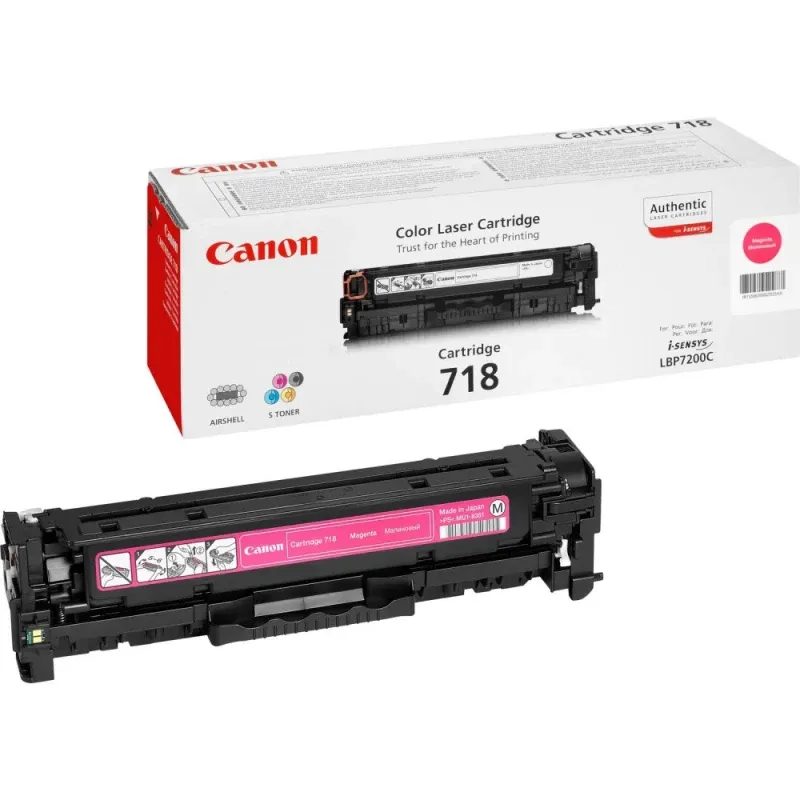 718 M - Cartridge Magenta para LBP7200Cdn