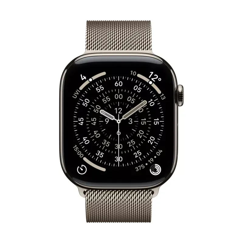 Apple - Laço para relógio inteligente - 46mm - tamanho M/L - natural - para Watch Hermès Series 9, SE 3, Series 10, Series 11, Series 8, Series 9, Ultra 2, Ultra 3