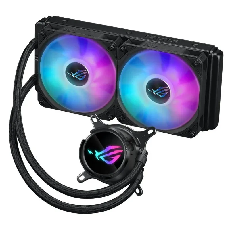 Refrigeração Líquida ASUS ROG Strix LC III 240mm 2 Ventoinhas ARGB LCD