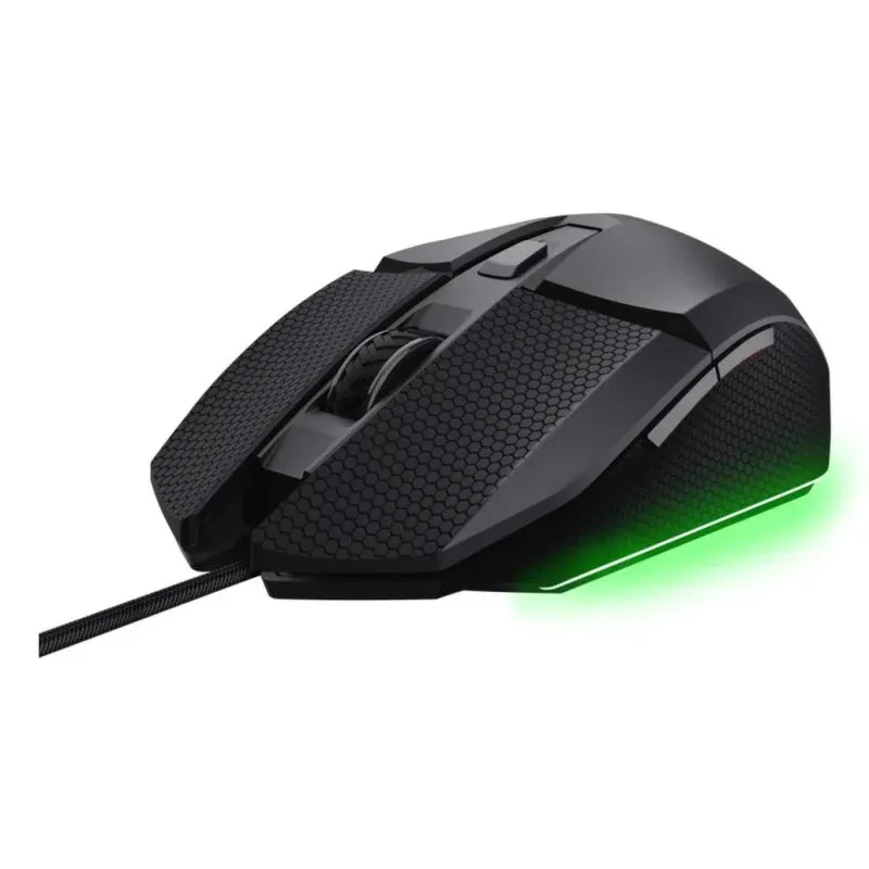 Ratón Trust GXT 121 Felox+ Com Fio 10000DPI Preto RGB 6 Botões