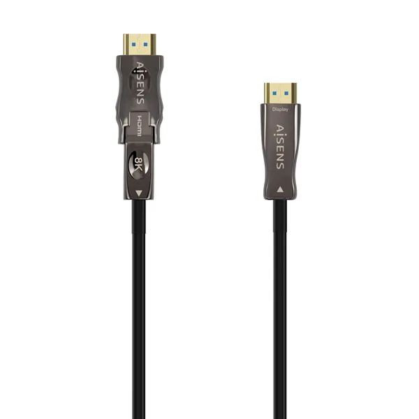 Cabo HDMI 2.1 AOC 8K Desmontável Aisens Fibra Micro HDMI 20m