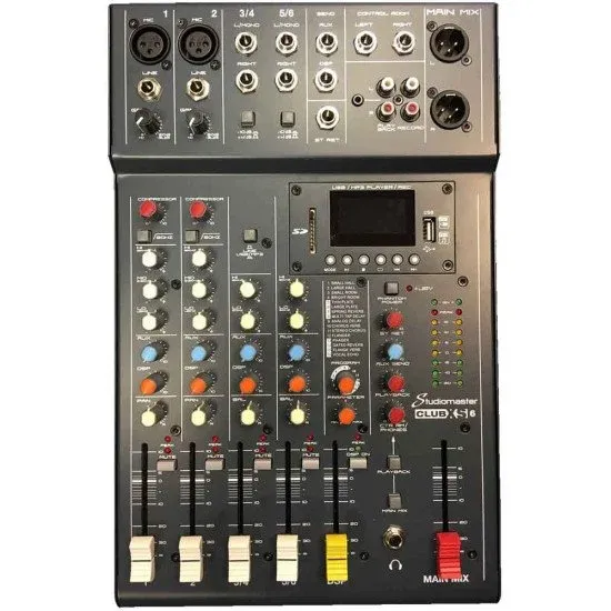 Studiomaster MESA MISTURA USB Club XS 6+