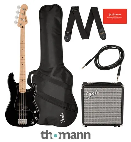 Squier Aff. P Bass MN PJ PACK BK