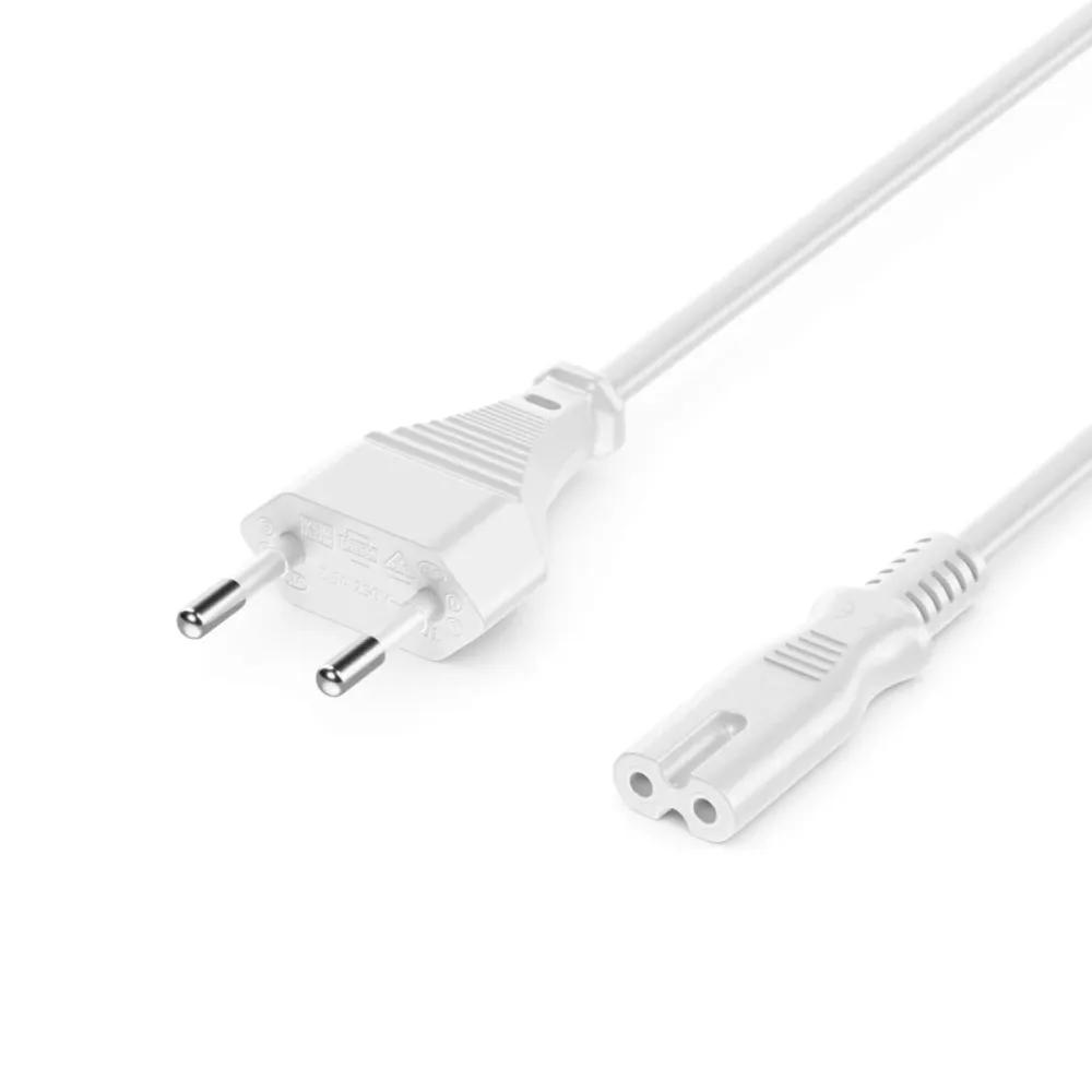Cabo de Alimentação Ewent EC1916 2 Pinos (CEE 7/16) 1.8m Branco