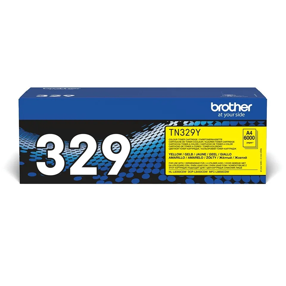 Brother TN-329Y toner 1 unidade(s) Original Amarelo TN329Y