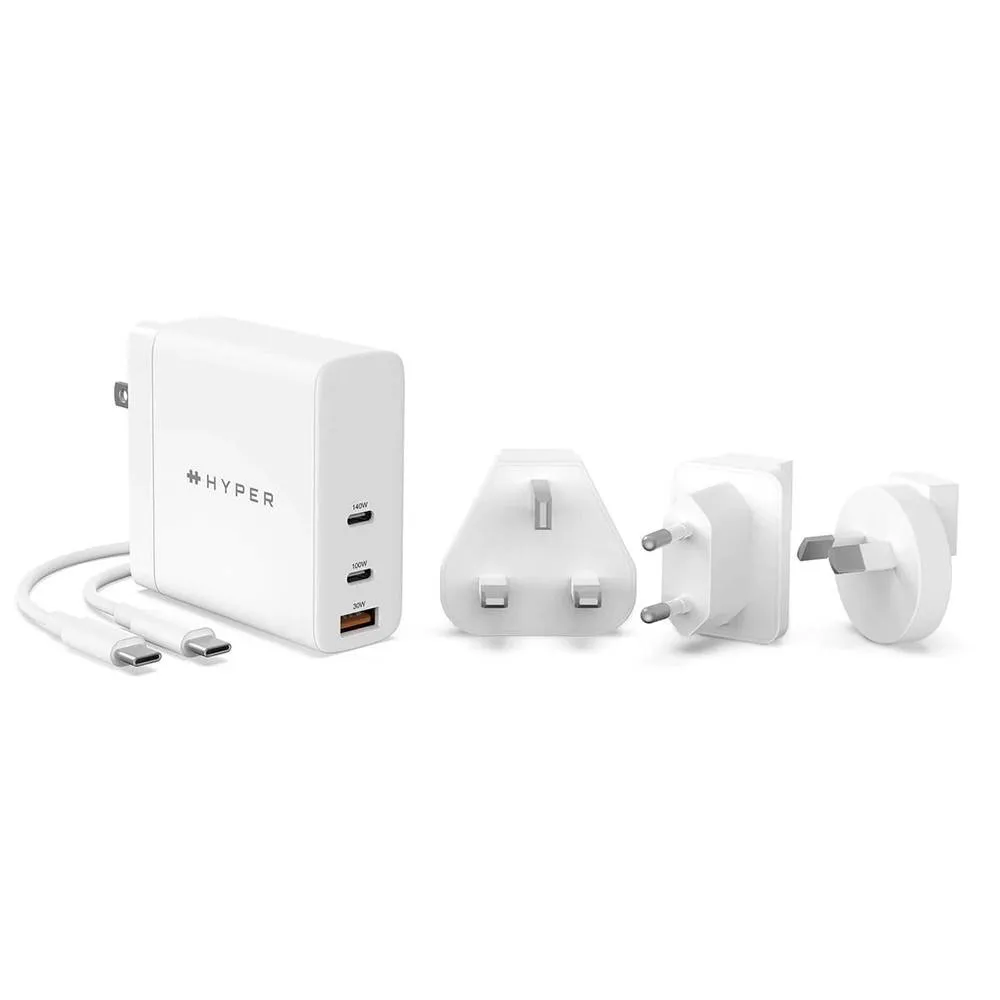 Carregador Targus HyperJuice GaN 140W USB-C Branco