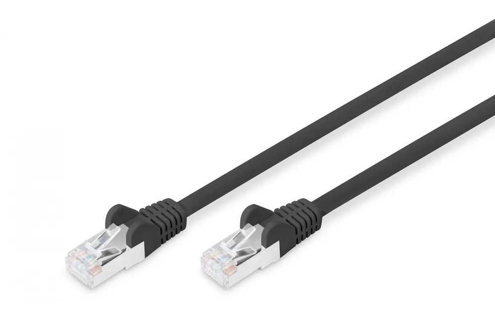 Digitus DB-160144-100-S cabo de rede Preto 10 m Cat6 DB-160144-100-S
