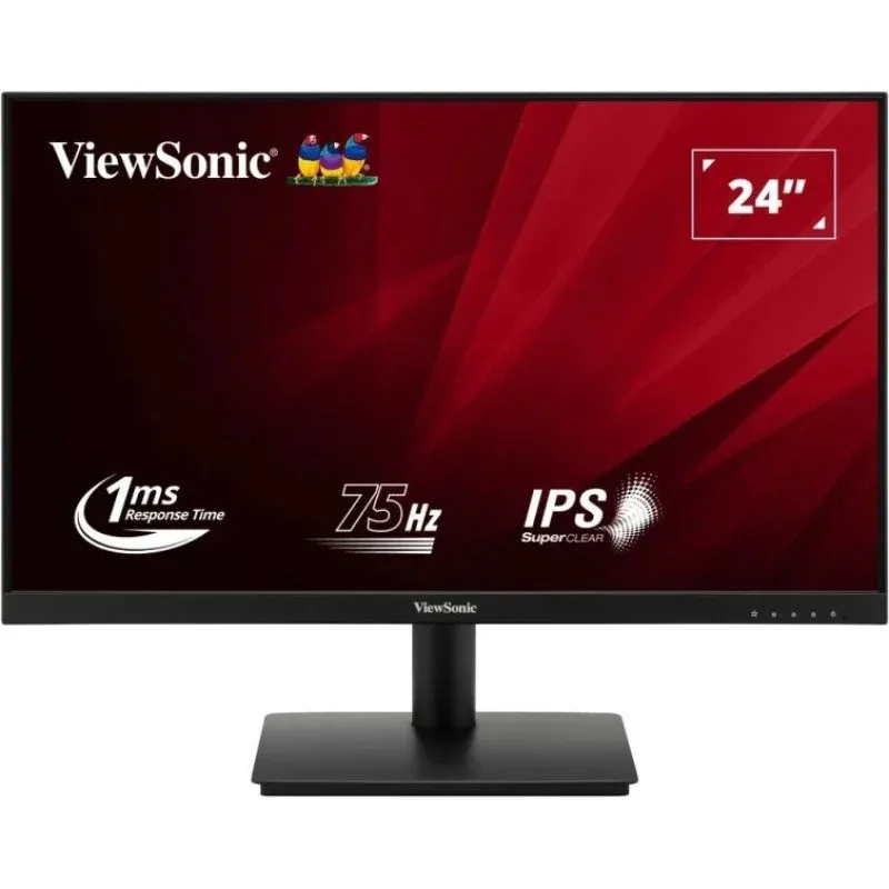 Monitor Viewsonic 23,8″ 1080p 75Hz IPS sem cintilação VESA anti-reflexo