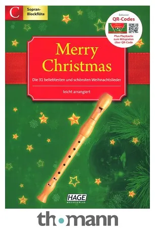 Hage Musikverlag Merry Christmas Blockflöte
