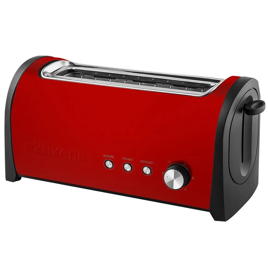Tostadeira Kuken 33779 1000W 1R Longo Vintage Vermelho