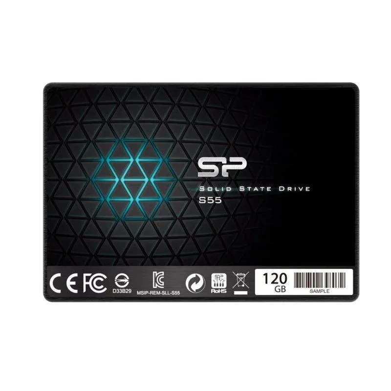 Disco Rígido Silicon Power Slim S55 SSD 120GB 2,5" 6Gbit/s